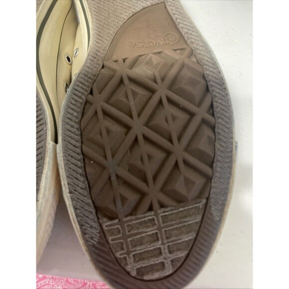 Converse All Star Chuck Taylor Off White Low Tops Size Men’s 8 Women’s 10 - Picture 14 of 16